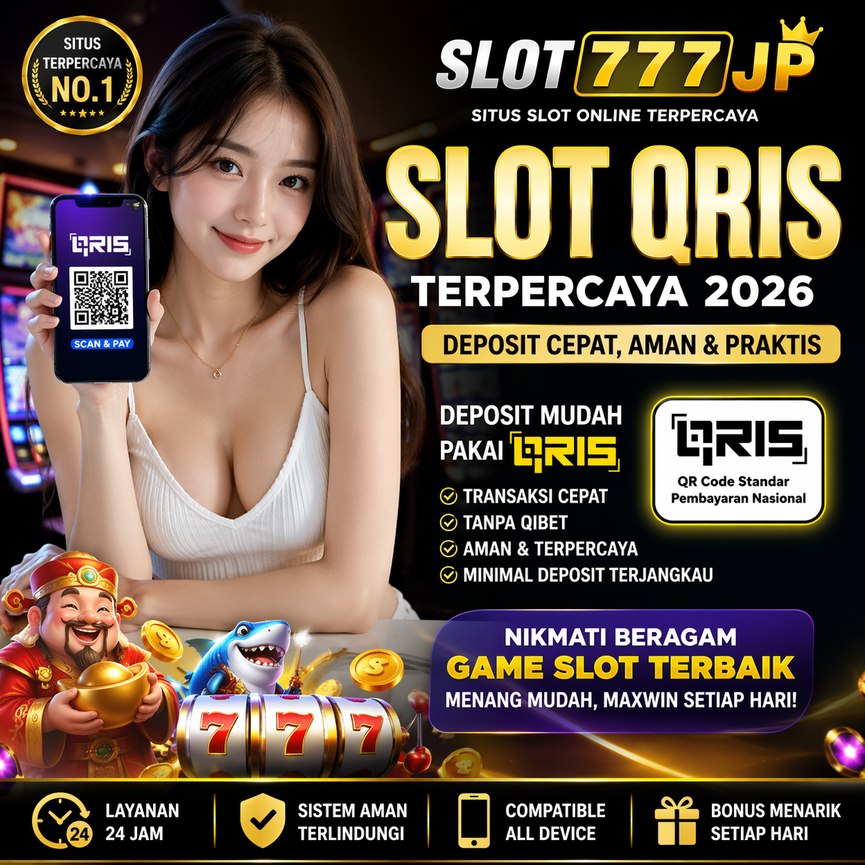 SLOT777JP: Situs SLOT QRIS Terpercaya 2026 dengan Deposit Cepat & Aman